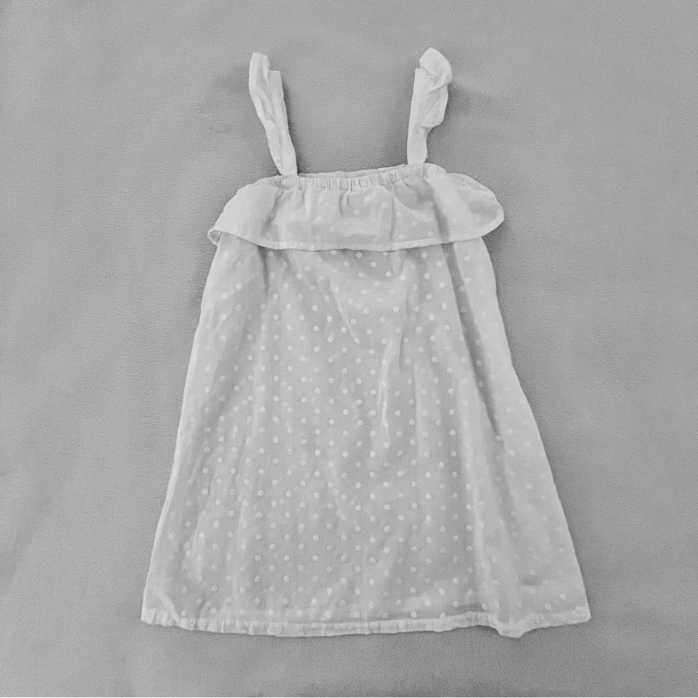 Gymboree Sheer White Flower Dot Sundress